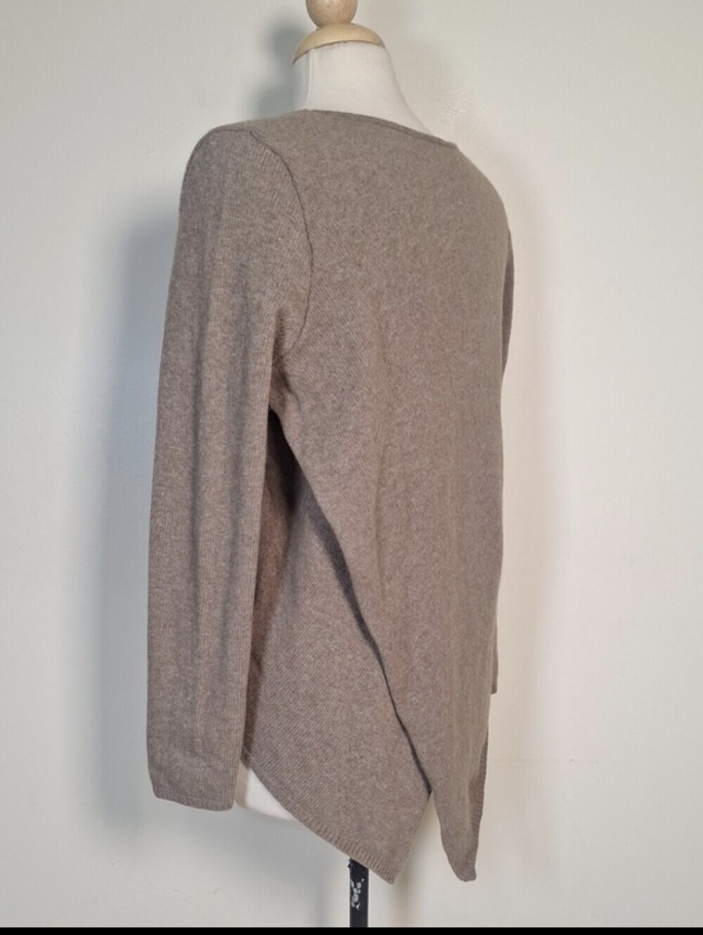 Holebrook Sweden Wool Asymetrical Back Crew New Sweater Size M